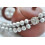 Colar de pérolas de água doce cinza, 45 cm (18 polegadas), 2 fileiras 3