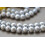 Colar de pérolas de água doce cinza, 45 cm (18 polegadas), 2 fileiras 4