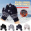Knitted Wool Gloves Windproof Touchscreen Unisex 3
