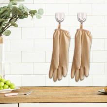 Dishwashing Gloves Waterproof Fleece-Lined Non-Slip Elastic