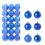 Leutsin Christmas Ornaments Blue 1.2 Inch 36 Pieces 1