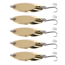 Spoon Fishing Lure Metal Biomimetic 5 Pcs