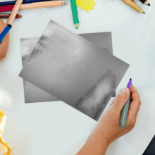 Silver Reflective Foil Sheets for Card Making DIY Crafting