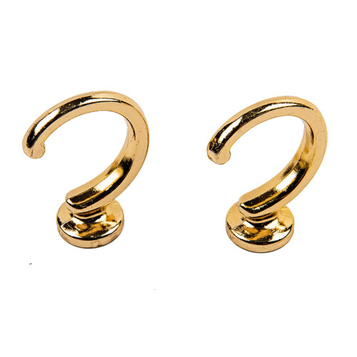 Clear Curtain Tie Backs Alloy Wall-Mounted Holdbacks 2 PCS 1