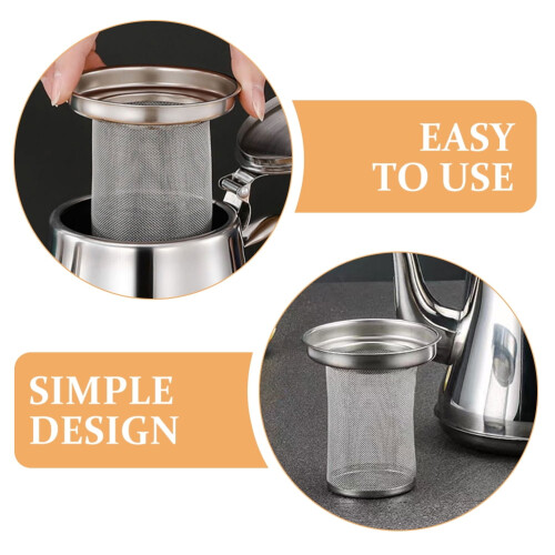 Teefilter aus Metall, Edelstahl, 1 Stück 1