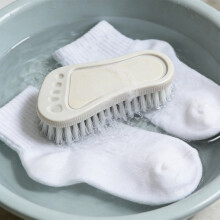 Portable Shoe Brush Hard Bristles 13x6.5x3cm