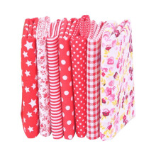 Floral Cotton Fabric Squares 7 Pieces