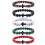 Pulseira de contas de ônix e olho de tigre, joia religiosa para 5