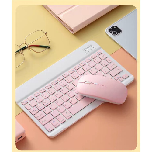 Bluetooth Keyboard and Mouse Combo Rechargeable Wireless Set