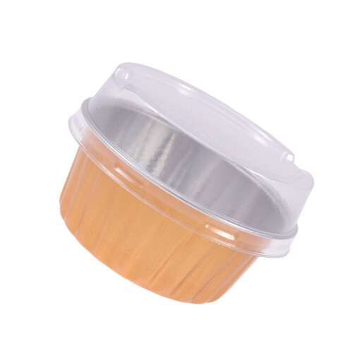Golden Aluminum Foil Cupcake Liners 10 Pcs