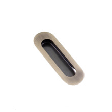 Stainless Steel Recessed Door Handle Antique Green Side Hole