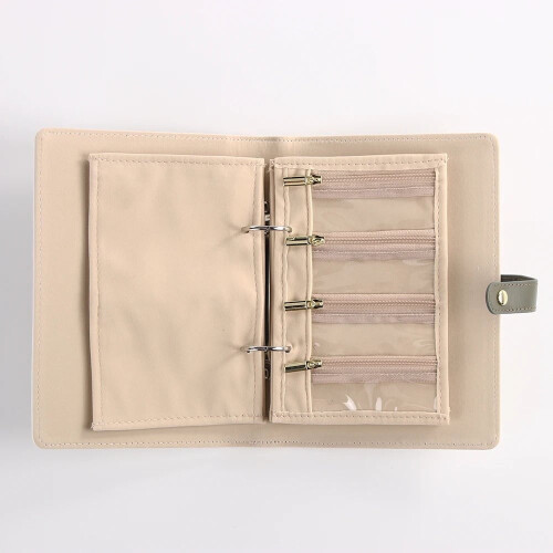 Leather Portable Book Organizer – Foldable Travel Binder 1