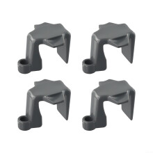 Pontoon Boat Square Rail Fender Clips ABS 4 Pack
