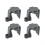 Pontoon Boat Square Rail Fender Clips ABS 4 Pack 1