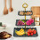 3-laags vierkante cupcake standaard wit met reliëf (1 set) 3