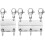 Layered Halsband Lås 18K Guld Silver Separator 2