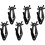 Deer Skull Wall Mount Steel Hooks 6-Piece Trophy Kit 1