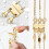 Layered Halsband Lås 18K Guld Silver Separator 5