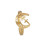 Women's Stainless Steel Moon Constellation Adjustable Ring 1