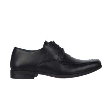 (5 UK, Black) Giorgio Boys Bourne Derby Shoes
