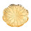 Gold Iron Fruit Plate European Style Lattice Design 1