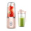 Portable Blender Pink 13.5 Oz with 6-Blade Mini Design 1