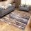 DODOING Abstract Polyester Rug Indoor Outdoor 5x7 ft 1