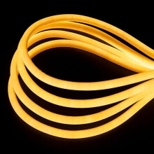 Warm White Neon Rope Light 18FT 120LEDs/m Waterproof AC110V