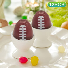 Easter sports ball eggs decoration set 12 pieces