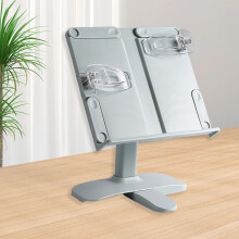 Adjustable Bookshelf Stand for Books and Tablets Plastic