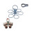 Foldable Drink Carrier Grey 6-Cup Portable Cup Holder 1