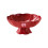 Plastic Fruit Bowl with Bowknot Design 25cm Red 1
