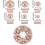 Flat Back Half Round Pearl Cabochons 6 Sizes 4-12mm 690pcs 4