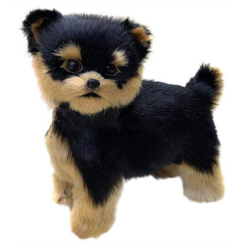Yorkshire Terrier plush toy realistic soft stuffed animal
