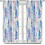 Lavender Floral Curtains Mauve Botanical Pattern 63x63 Inch 1