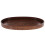 Plateau de service ovale en bois marron (1 pièce) 6