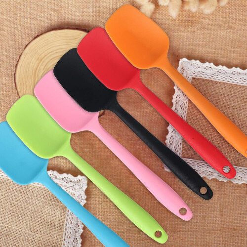 Silikonspatel värmebeständig non-stick 6 st 1