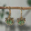 Brincos de Libélula com Pedra da Lua - Joias Vintage 3