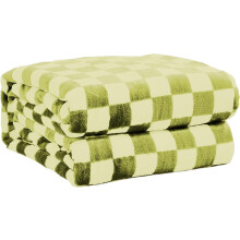 Flannel Fleece Throw Blanket Sage Green 60"x80"