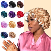 Women's Shower Cap Waterproof Reusable Long Hair Bonnet