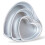 Hjerteformet aluminiumskakeform til Valentinsdagsbryllup 3