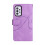 Purple PU Leather Folio Case for Samsung Galaxy A33 5G with 4