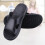 Hemoton anti-static slippers black indoor 1 pair 1