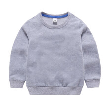 Baby fleece sweatshirt solid loose warm top