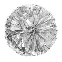 Cheer La La Flower Props Silver 2 pcs 12 inch