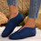 Γυναικεία Παπούτσια Slip-On με Μυτερές Δακτύλες, Υλικό Flock US6.5 2