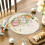 Sets de table ronds Lapin de Pâques, style champêtre, 38 cm 5