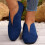 Γυναικεία Παπούτσια Slip-On με Μυτερές Δακτύλες, Υλικό Flock US6.5 4