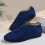 Γυναικεία Παπούτσια Slip-On με Μυτερές Δακτύλες, Υλικό Flock US6.5 5
