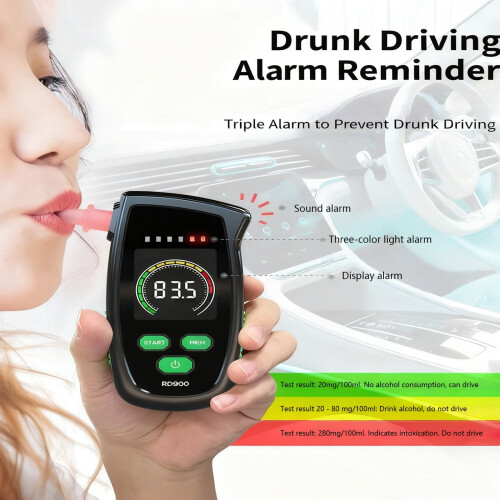 Digital Alcohol Meter Professional Rechargeable 1